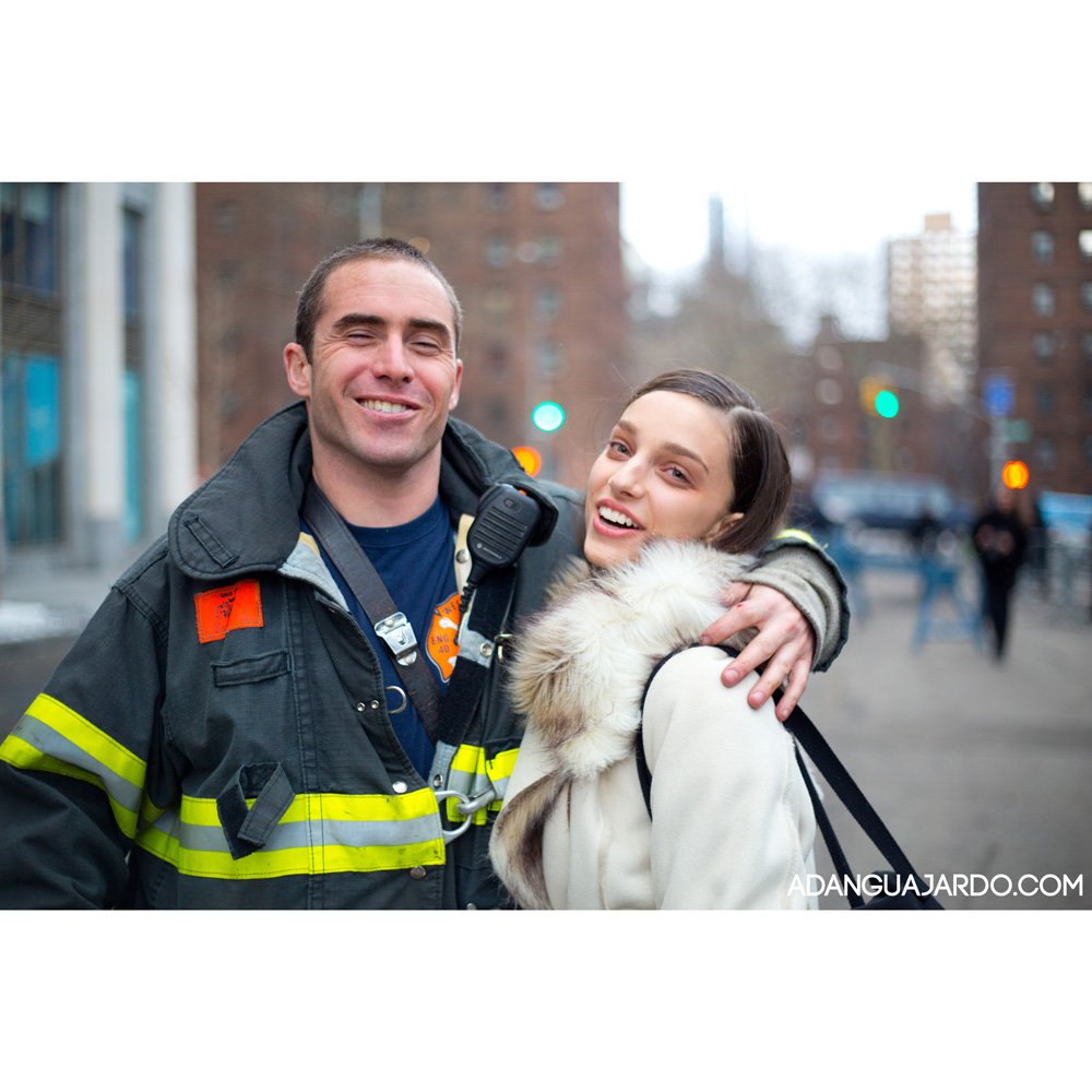 Adan Guajardo - Larissa Marchiori - Fireman - New York - 2015 - NYFW